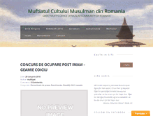 Tablet Screenshot of muftiyat.ro